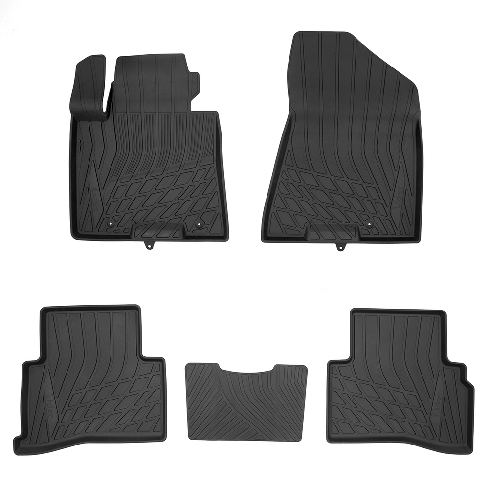 Ковры в салон Norplast/Unidec для Kia Sportage в кузове QL (2015-), Черный, арт.NP11-LdC-43-525