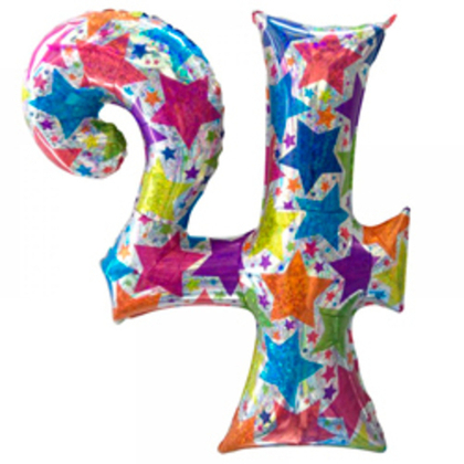 Цифра "4" звезды