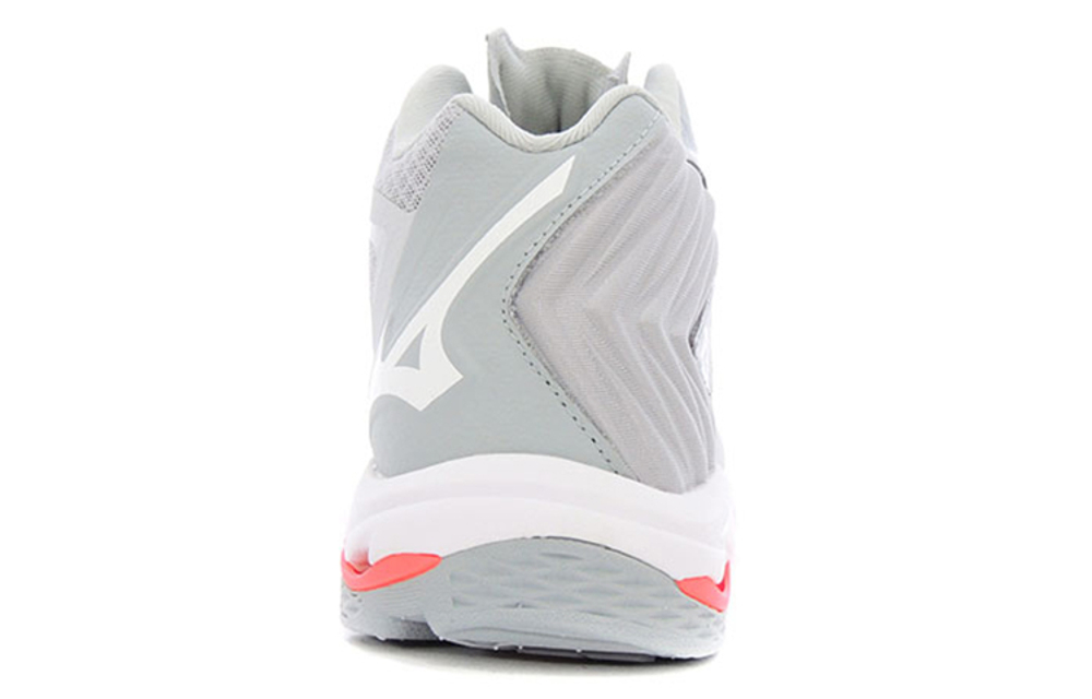 Mizuno Wave Lightning Collection Volleyball Shoes Men"s Mid top Gray/White
