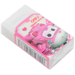 Ластик DELI, прямоугольный, белый, 45х25х12 мм