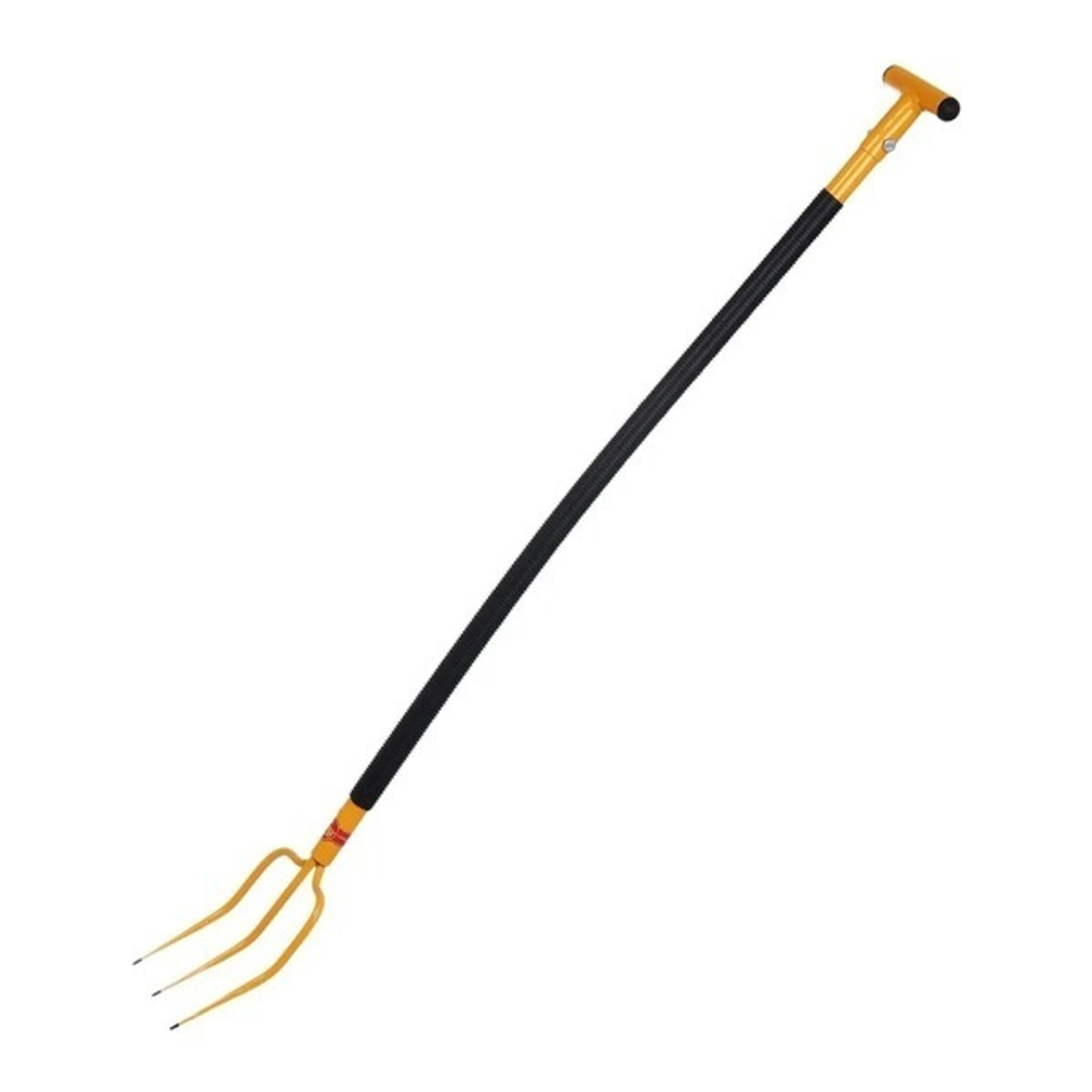 Вилы копальные сварные 3-зубев TORNADICA с металлическим череноком и ручкой