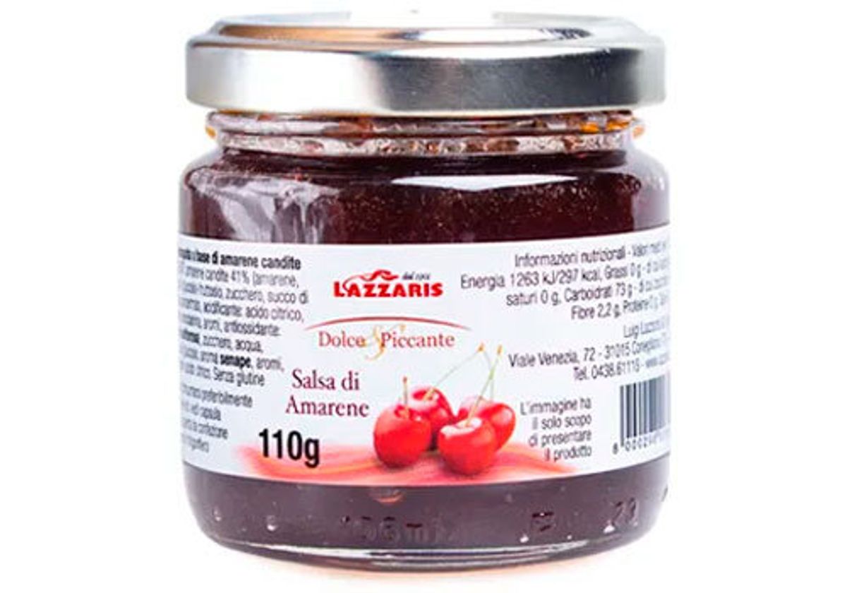 Соус сладко-пикантный из вишни "Lazzaris", 110г