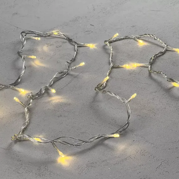 Светодиодная нить 100 шампань LED ламп, 10 м., 24В., прозрачный провод ПВХ, Beauty Led (PST100-10-1CH)