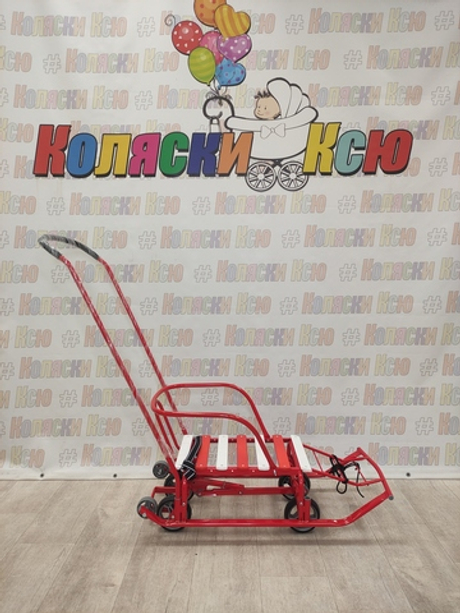 Санки коляска Ника Тимка 5 универсал красный