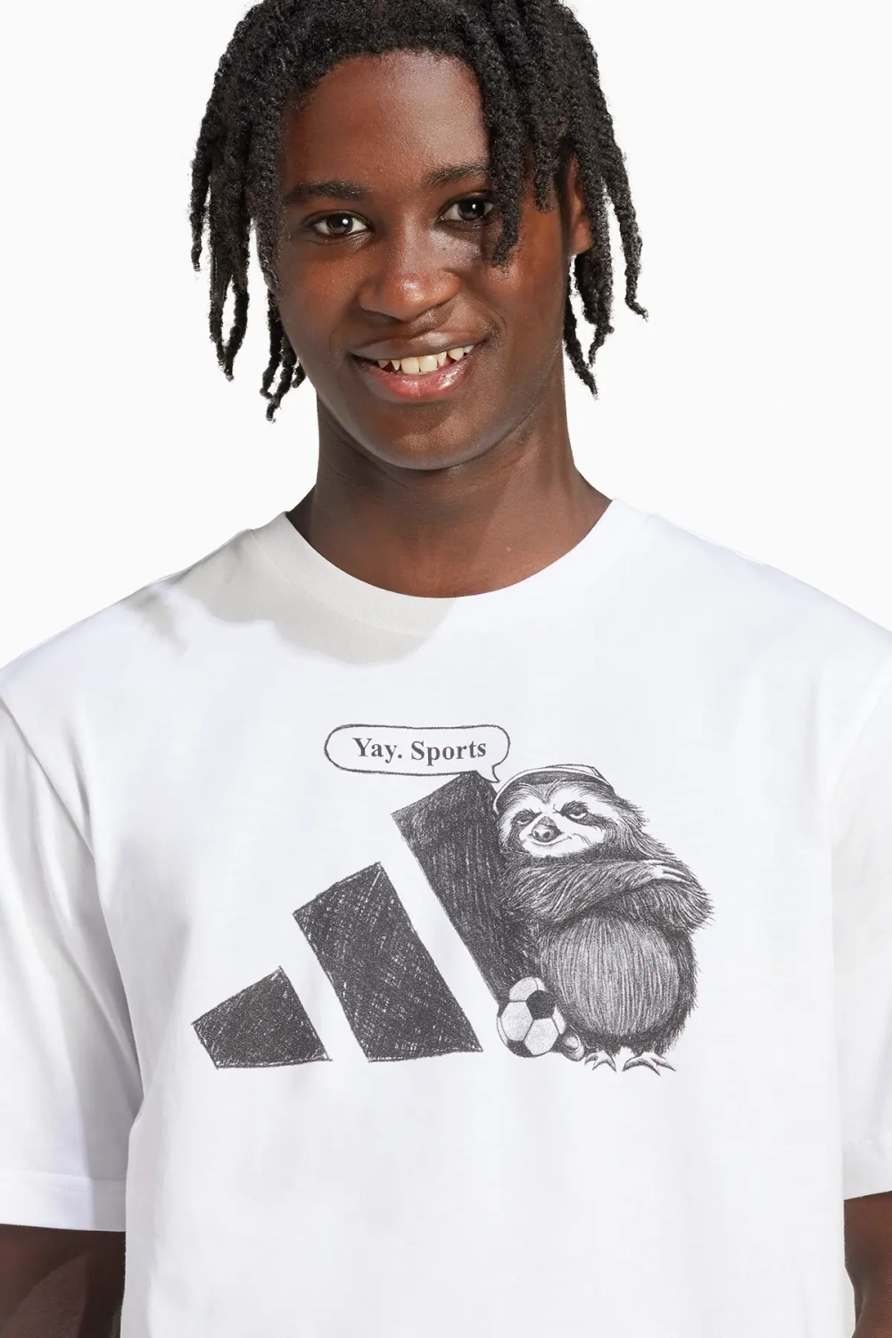 Футболка adidas Yay Sports Graphic - белый
