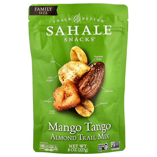 Sahale Snacks, смесь миндаля, орехов и сухофруктов, манго, 227 г (8 унций)