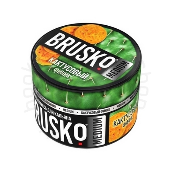 Бестабачная смесь для кальяна BRUSKO, 50 г, Кактусовый финик, Medium