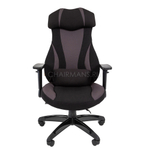 Кресло геймерское Chairman GAME 14 ткань черный/серый