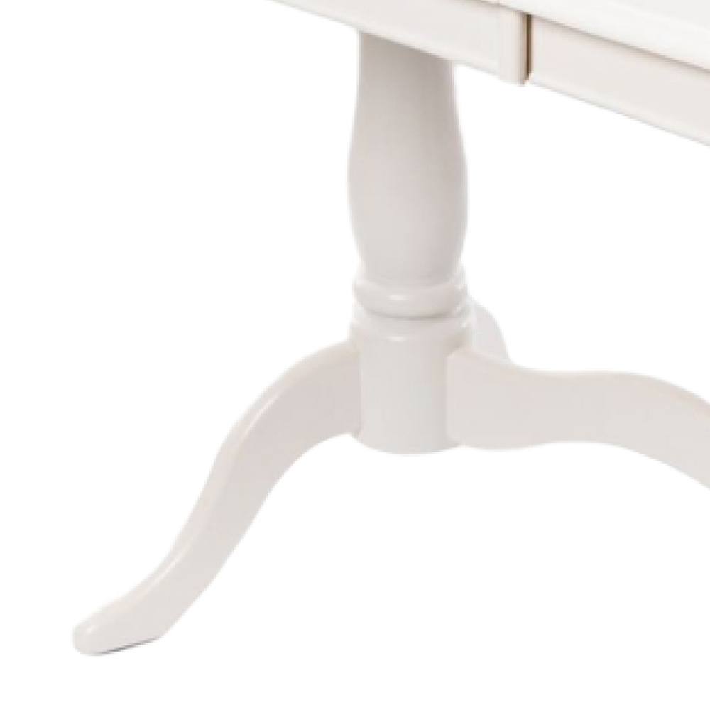 Стол деревянный Woodville Elva молочный