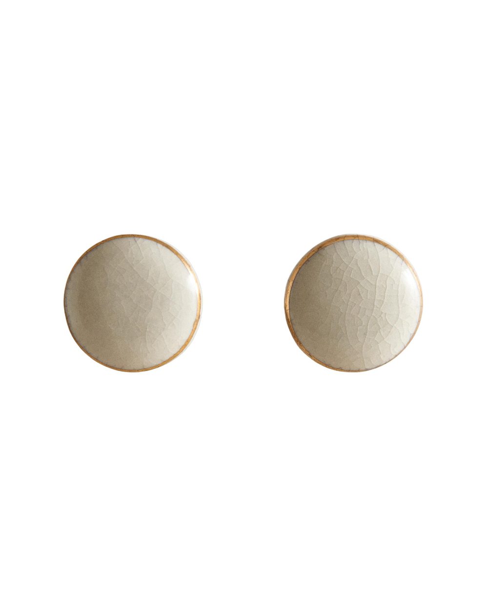 Мебельная ручка Zara Home, 4х4х5.5 см, керамика, золотой, 2 шт., 6364/555
