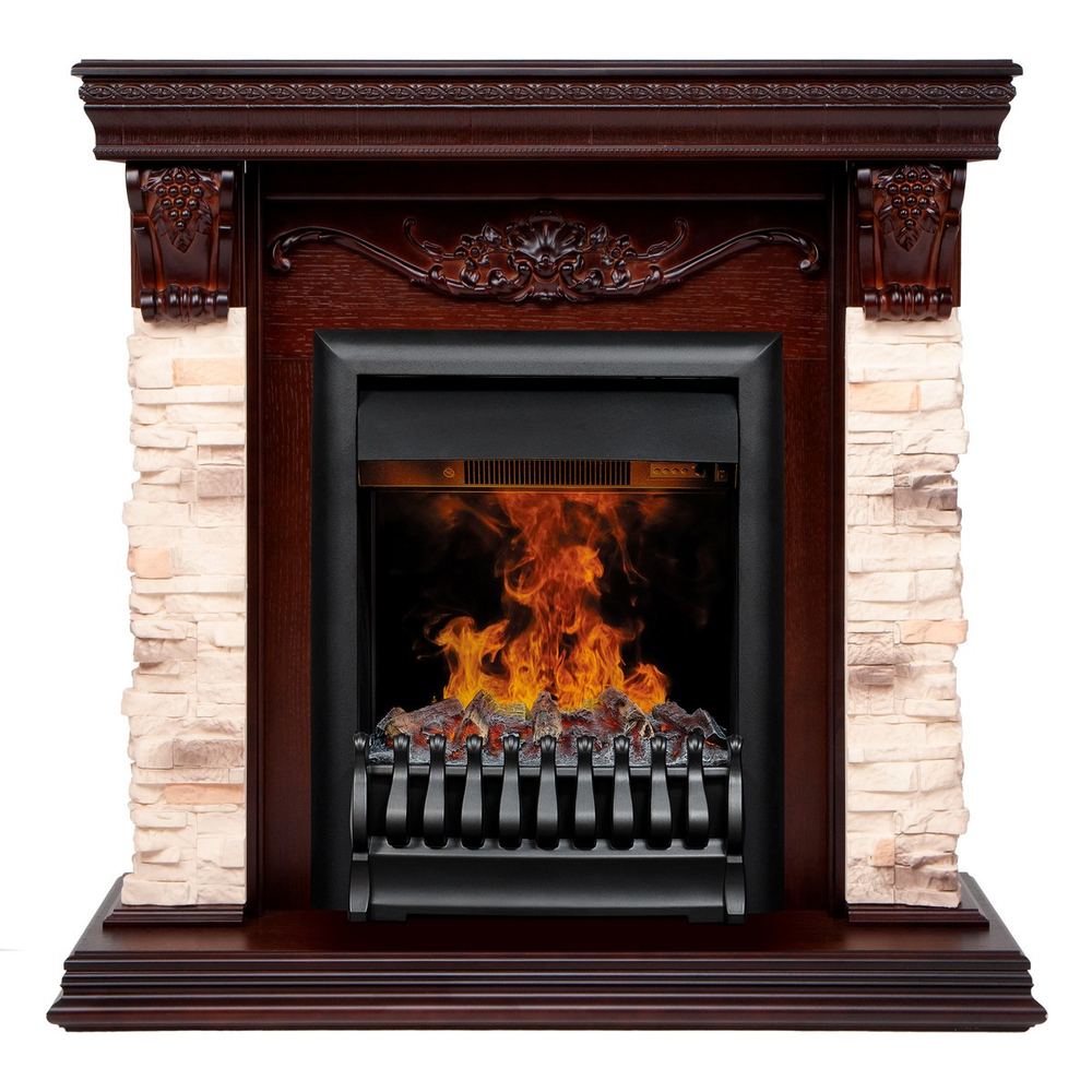 Электрокамин RealFlame Patricia NT орех c 3D Oregan