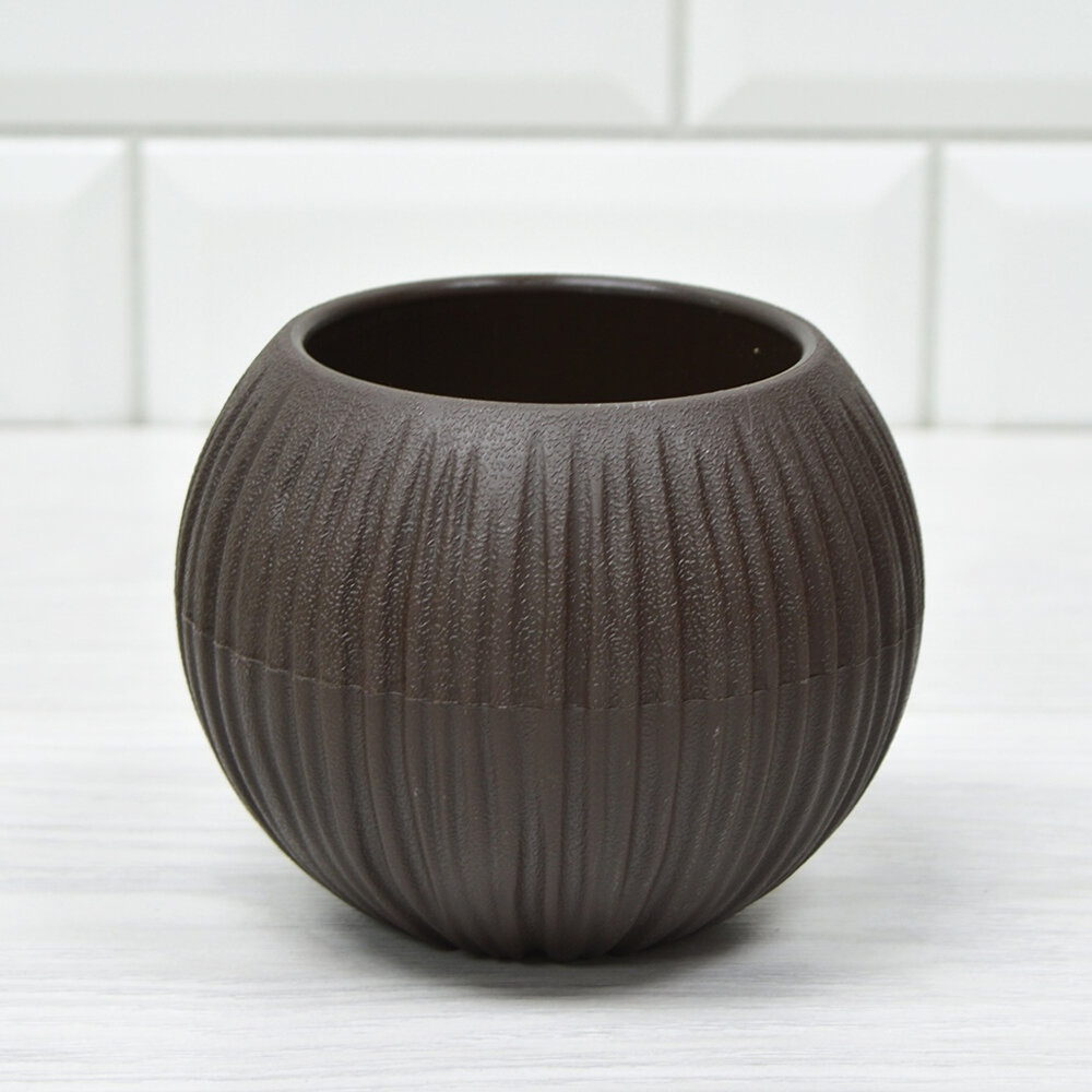 Кашпо Сфера Мини 0,3л, темно-коричневый