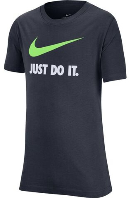 Детская теннисная футболка Nike B NSW Tee Just Do It Swoosh - thunder blue