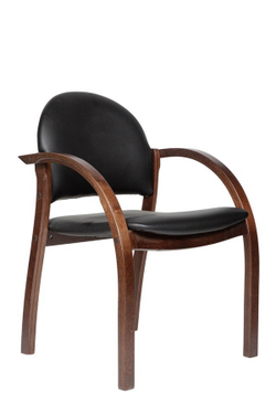 Стул для посетителей ДЖУНО (ткань, кожа, экокожа)