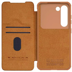 Кожаный чехол-книжка Nillkin Leather Qin Pro для Samsung Galaxy S23