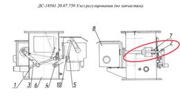ДС-18561 20.07.750 Узел регулирования (по запчастям).