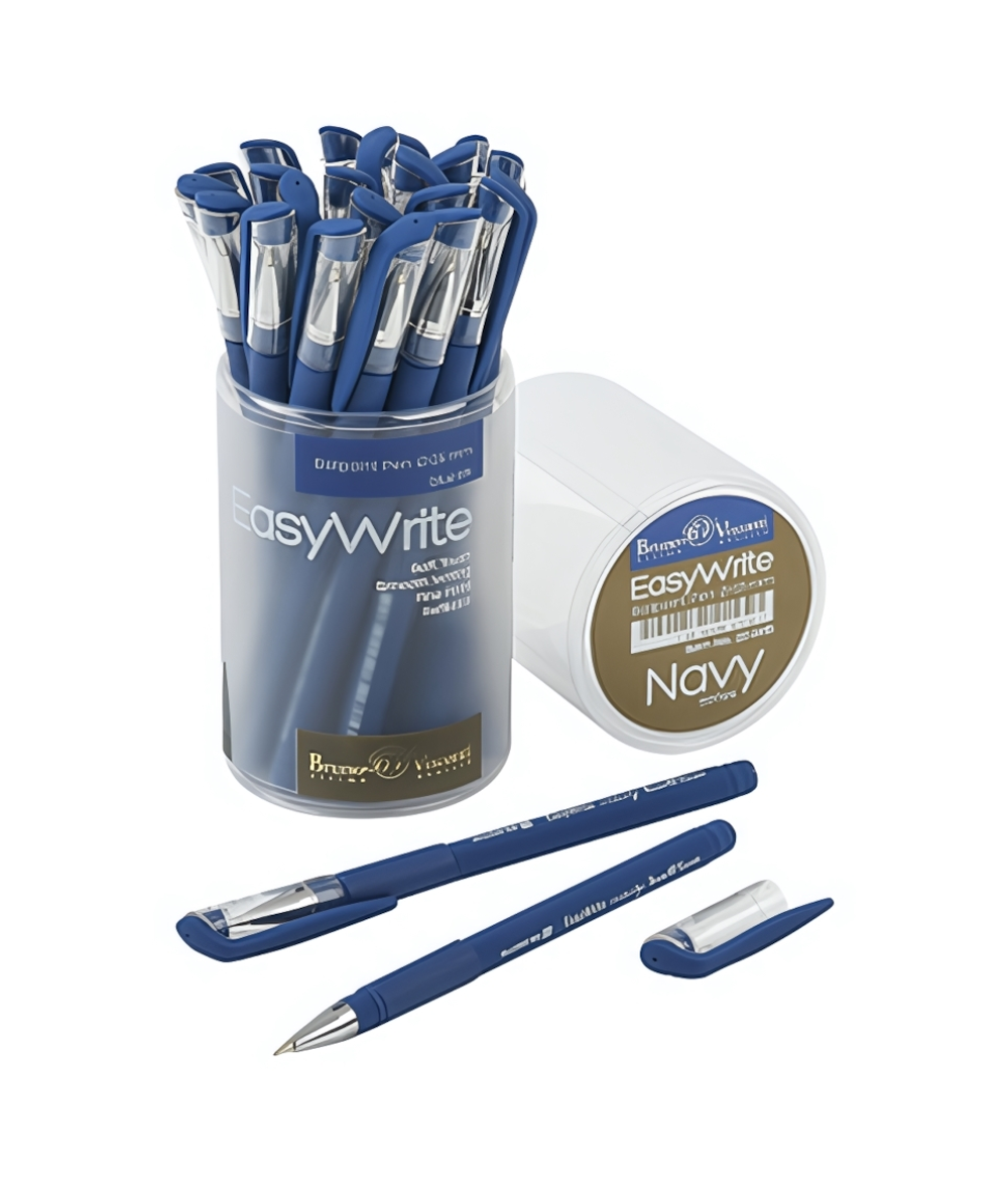 Ручка шарик. 0,5мм. синяя "EasyWrite. Navy" (BrunoVisconti)