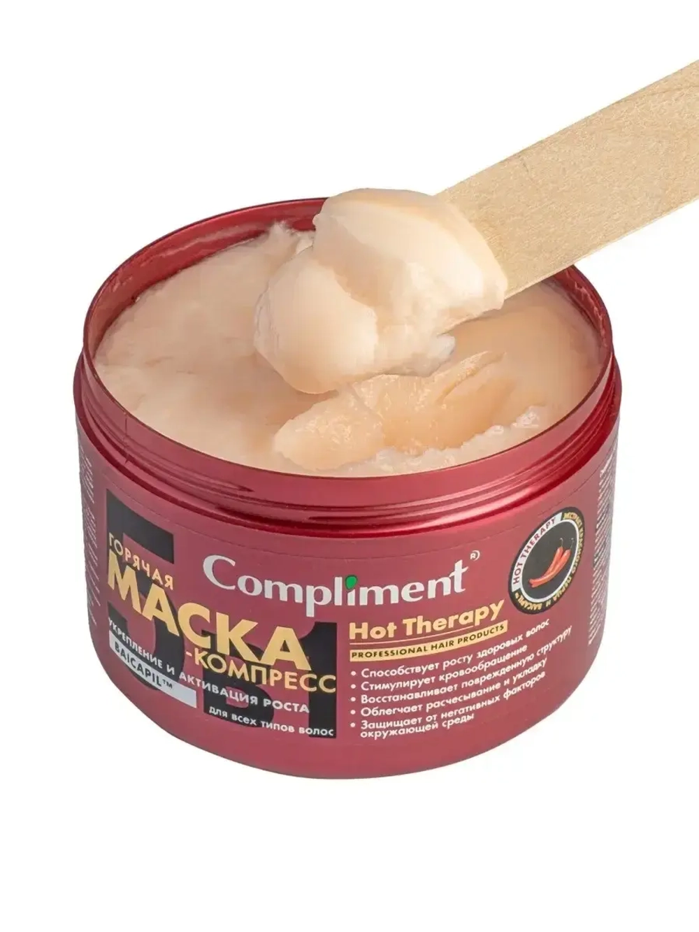 Маска горячая, укрепляющая, актив. роста