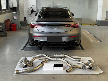 Выхлопная система с диффузором заднего бампера для Mercedes-Benz CLE C236 CLE53 AMG 2023+ Мерседес Диффузор выхлопные насадки