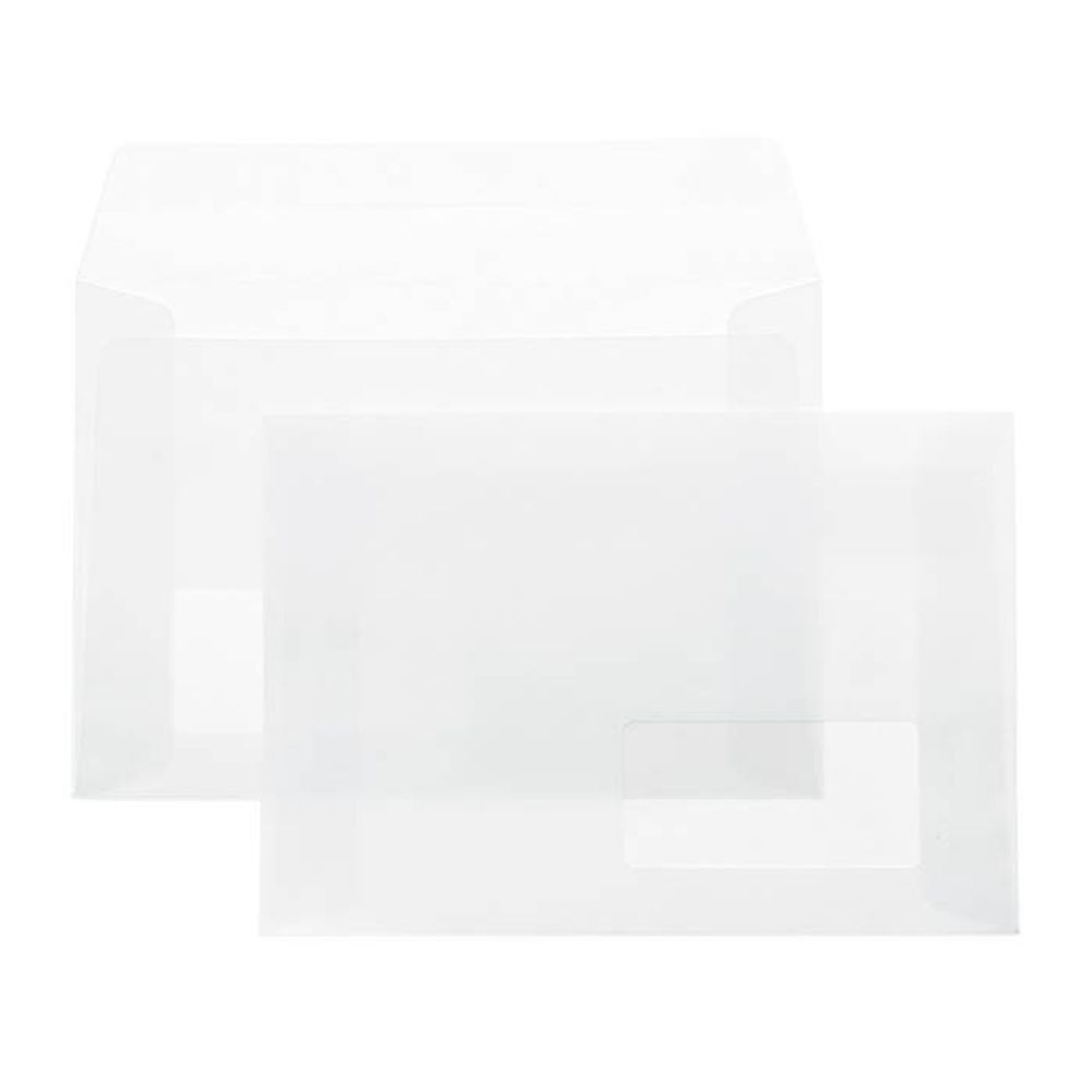 Конверт почтовый С5/О (162*229 мм), белый, прямоугольный клапан, окно справа, стрип, Ряжская печатная фабрика Конверт почтовый С5/О (162*229 мм), белый, прямоугольный клапан, окно справа, стрип, Ряжская печатная фабрика