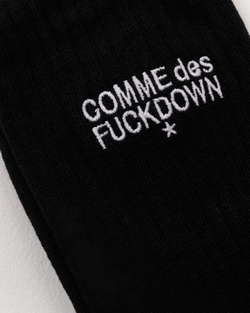 COMME DES FUCKDOWN НОСКИ ЧЕРНЫЕ
