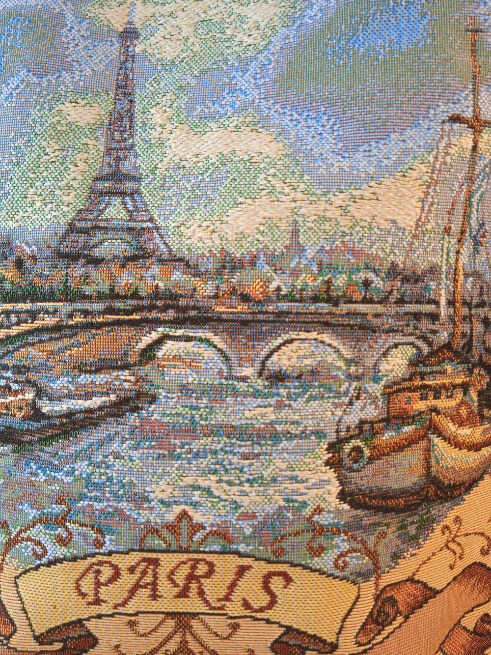 Гобеленовая сумка Париж (39х39х12)