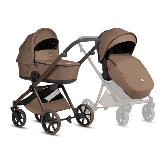 Коляска 3 в 1 Tutis Mio 3+ Limited Edition Hoopoe Brown