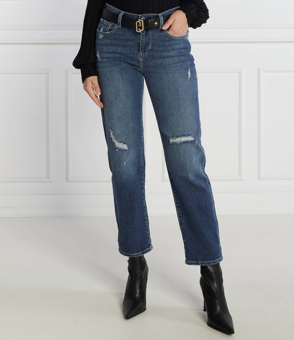 Джинсы authentic loos Liu Jo - голубой(UF3144 D4839)