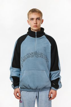 Толстовка Turbo fleece пыльно-синий/черный