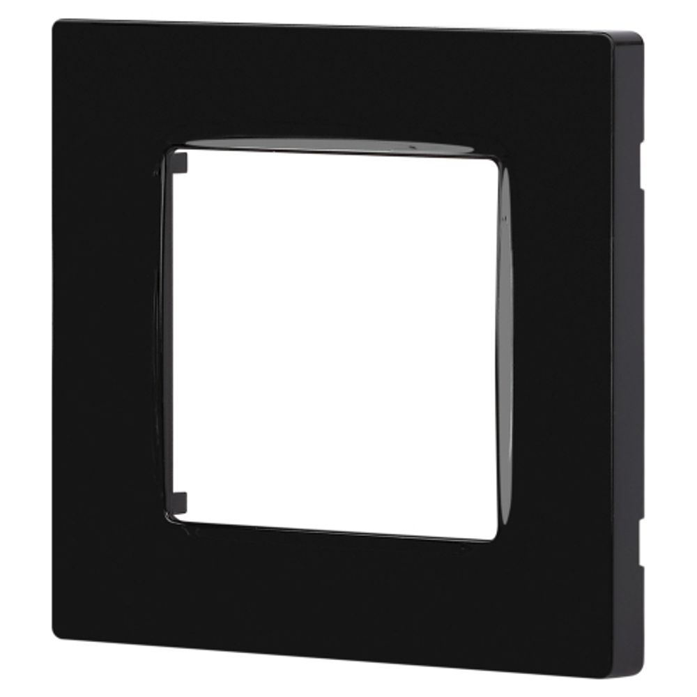 Рамка для розеток и выключателей ЭРА Серия 12 12-5201-06 на 1 пост, Классик, чёрный