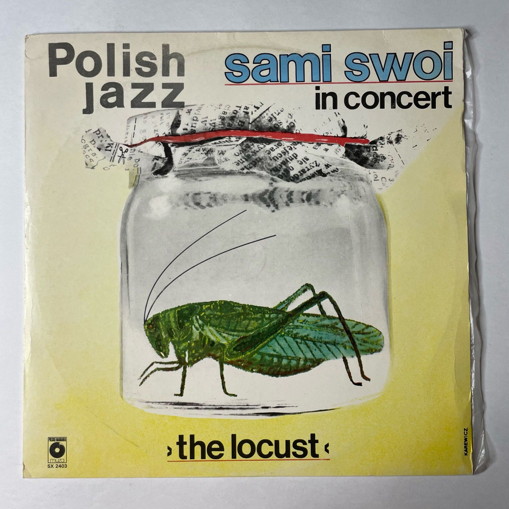 Винтажная виниловая пластинка LP Sami Swoi The Locust (Польша 1982) Польский Джаз