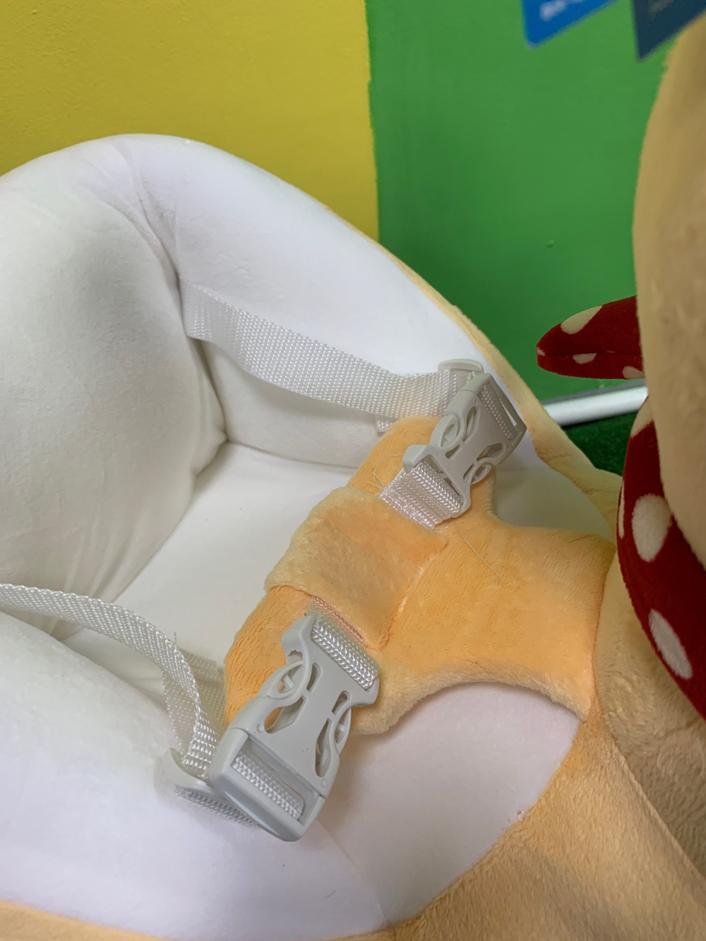 Качалка мягкая Тутси "Заюшка"(желтый, белый), 682-2020