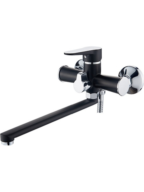 СМЕСИТЕЛЬ Д/ВАННЫ С ДЛИН.ИЗЛИВОМ CASELA 36CLB 52236BL ЧЕРНЫЙ