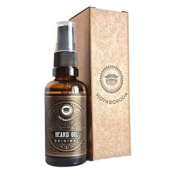 Масло для бороды и усов MOYABORODA "ORIGINAL" ("Ориджинал", органик, без аромата) (50мл.)