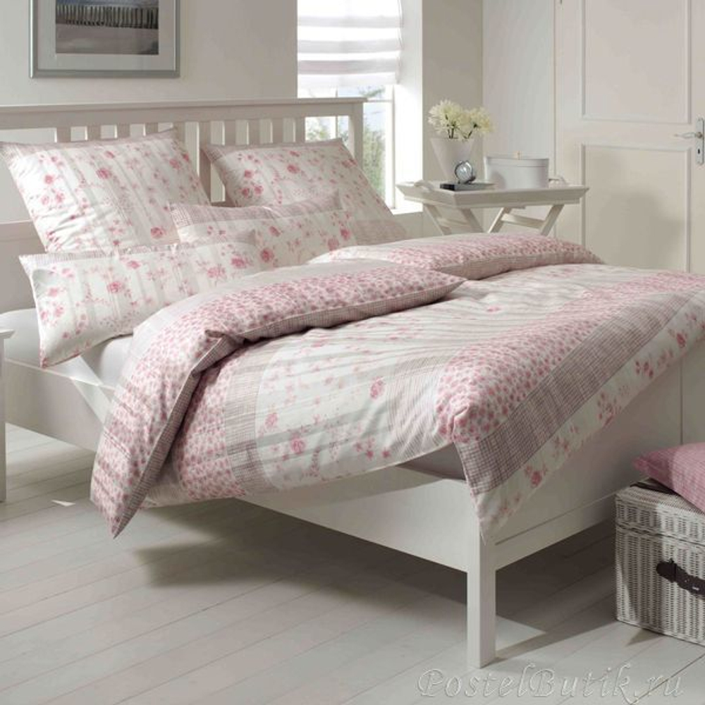 Наволочка 40x15 Elegante Cornwall розовая Германия