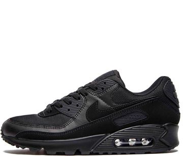 Кроссовки Nike Air Max 90 Leather Triple Black