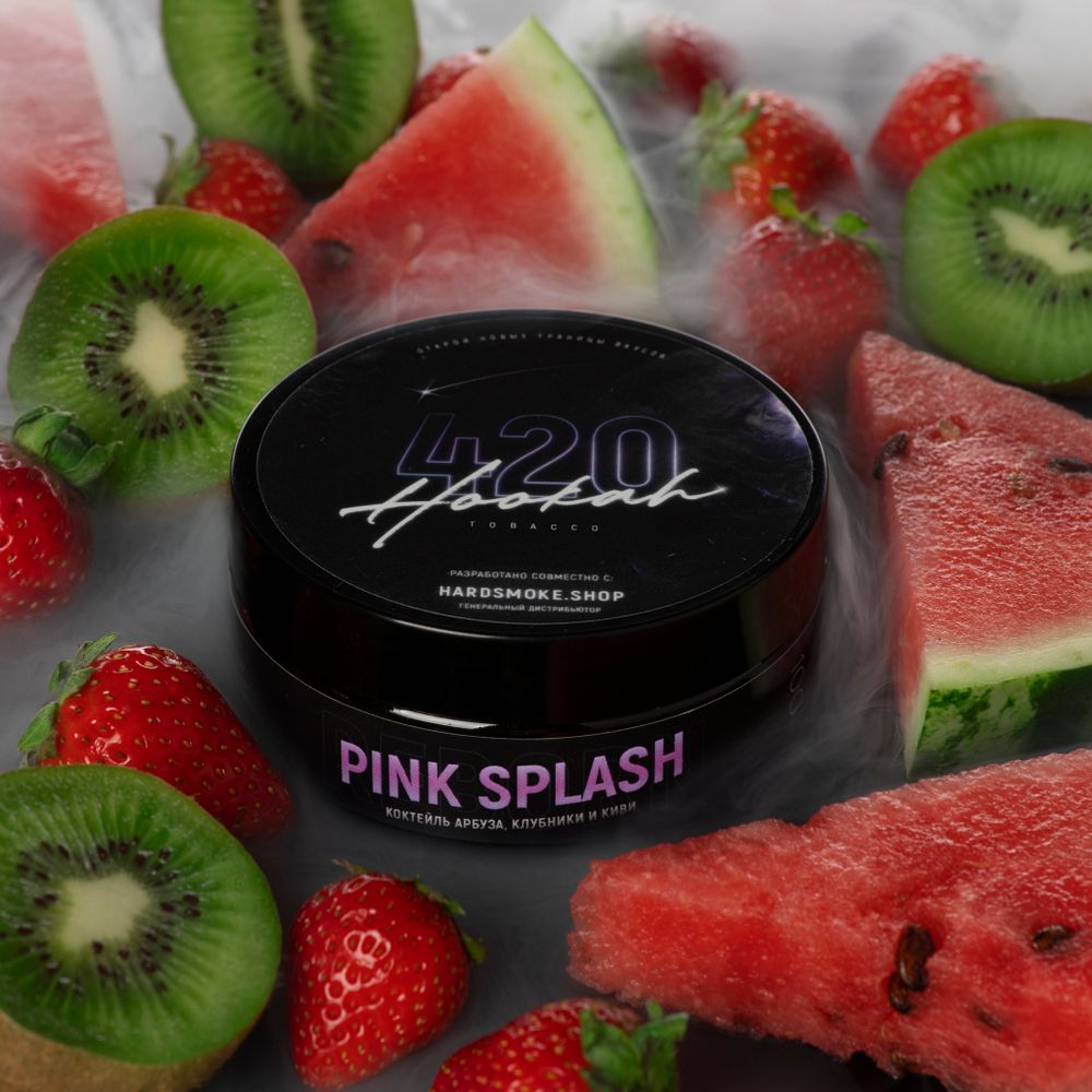 420 Dark Line - Pink Splash (100g)