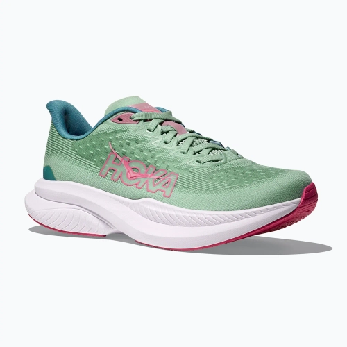Женские Кроссовки для бега HOKA Mach 6 jadeite/alpine blue