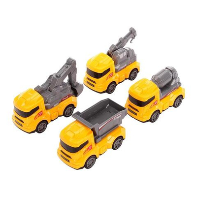 Набор машин 4шт, пакет LL-01