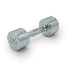 Гантель UNIX Fit PRO круглая хромированная 5 кг, 2 шт.