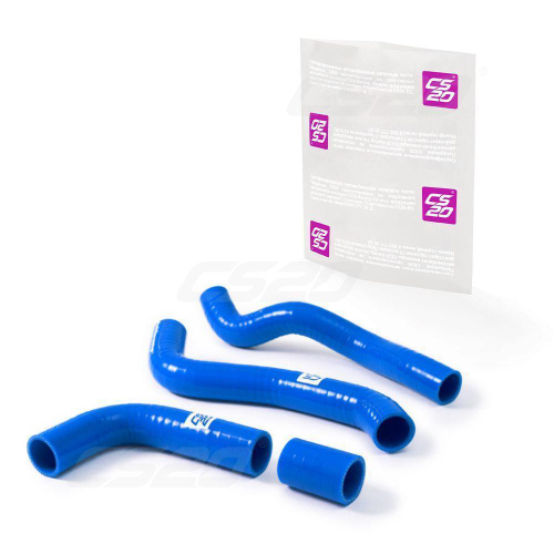 Патрубки радиатора ВАЗ 21082, 2114, 2115 инжектор 4шт синий силикон Profi CS-20