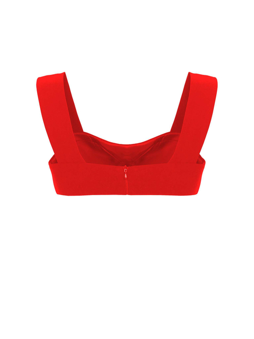 Топ-бра с широкими лямками