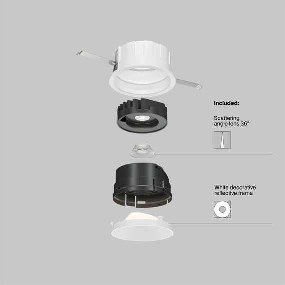 Встраиваемый светильник Образ / Wise 10 Вт 3000 К 36° Technical dl057-10w3k-w