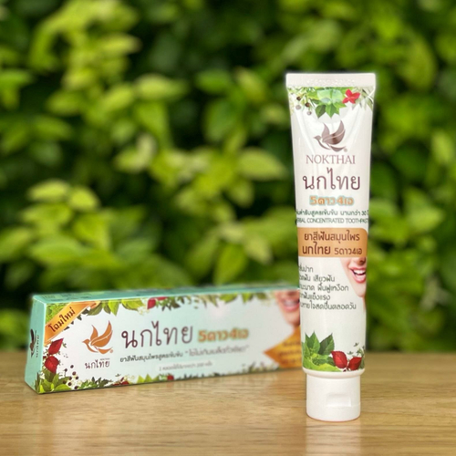Концентрированная зубная паста с травами Тайская птичка 5 Star 4 A Concentrated Herbal Toothpaste Nokthai
