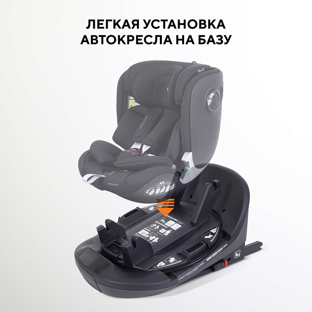 Детская коляска Rant Flex Therm Soft 4 в 1 с автокреслом Miro Black и база Midnight Black
