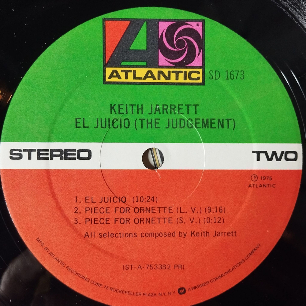Винтажная виниловая пластинка LP Keith Jarrett El Juicio (The Judgement) (USA 1975)