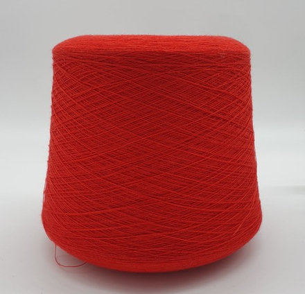 Пряжа Emilcotoni SPa RealWool 2/50 (60% пима хлопок, 40% меринос),2500 м/100 гр, красный