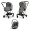 Детская коляска Cybex Mios 3 в 1 Mirage Grey Rosegold