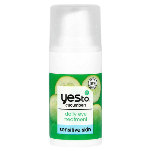 Yes To, огурцы, ежедневное средство для ухода за глазами, для чувствительной кожи, 15 мл (0,5 жидк. унции)