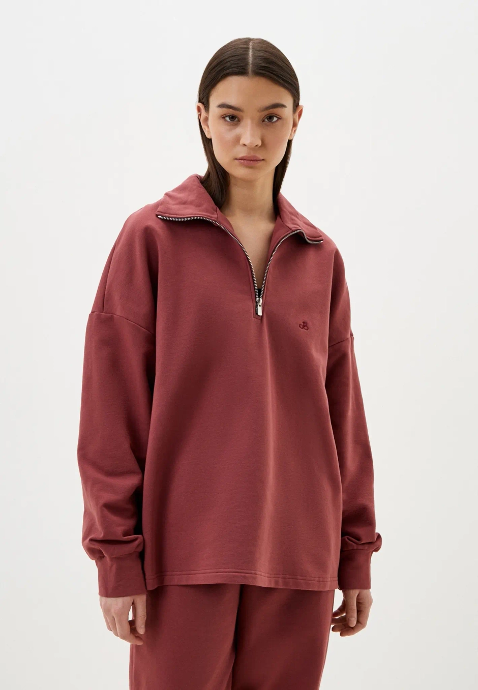 Анорак из футера с начёсом